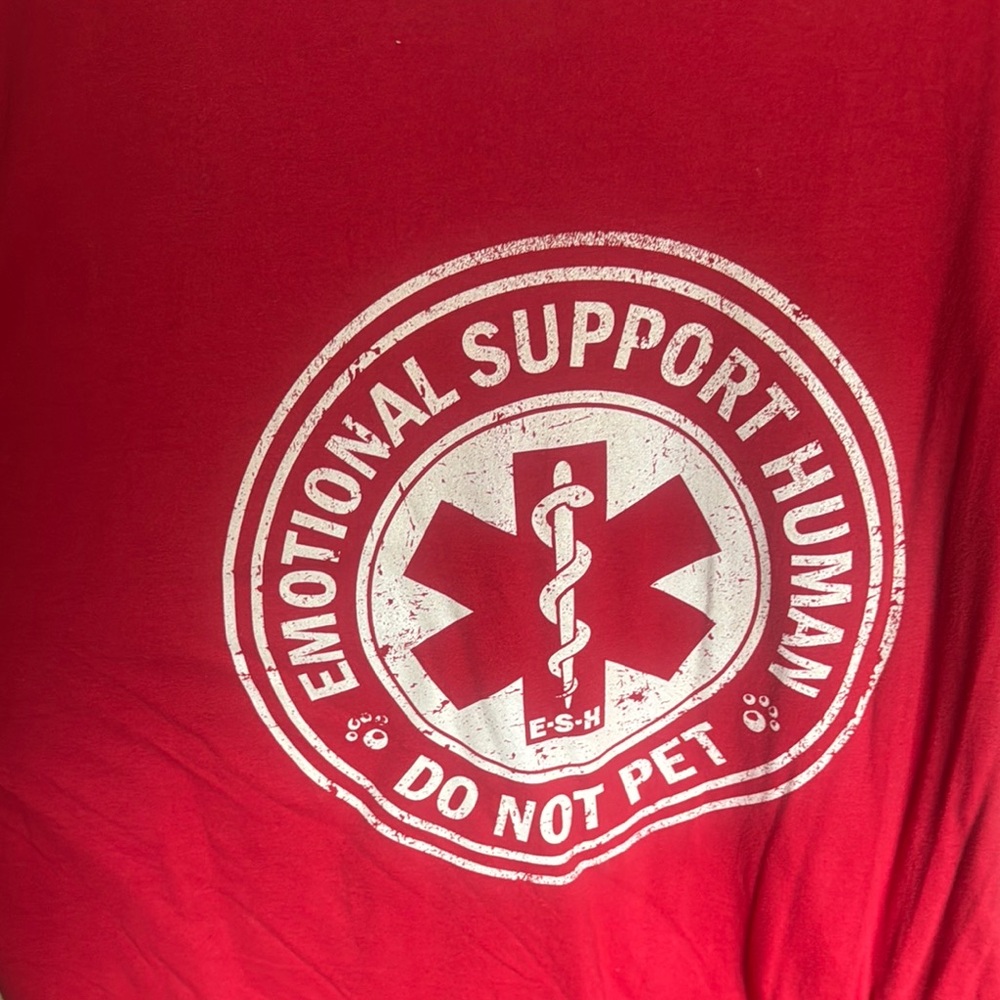Amazon Red Short Sleeve Tee